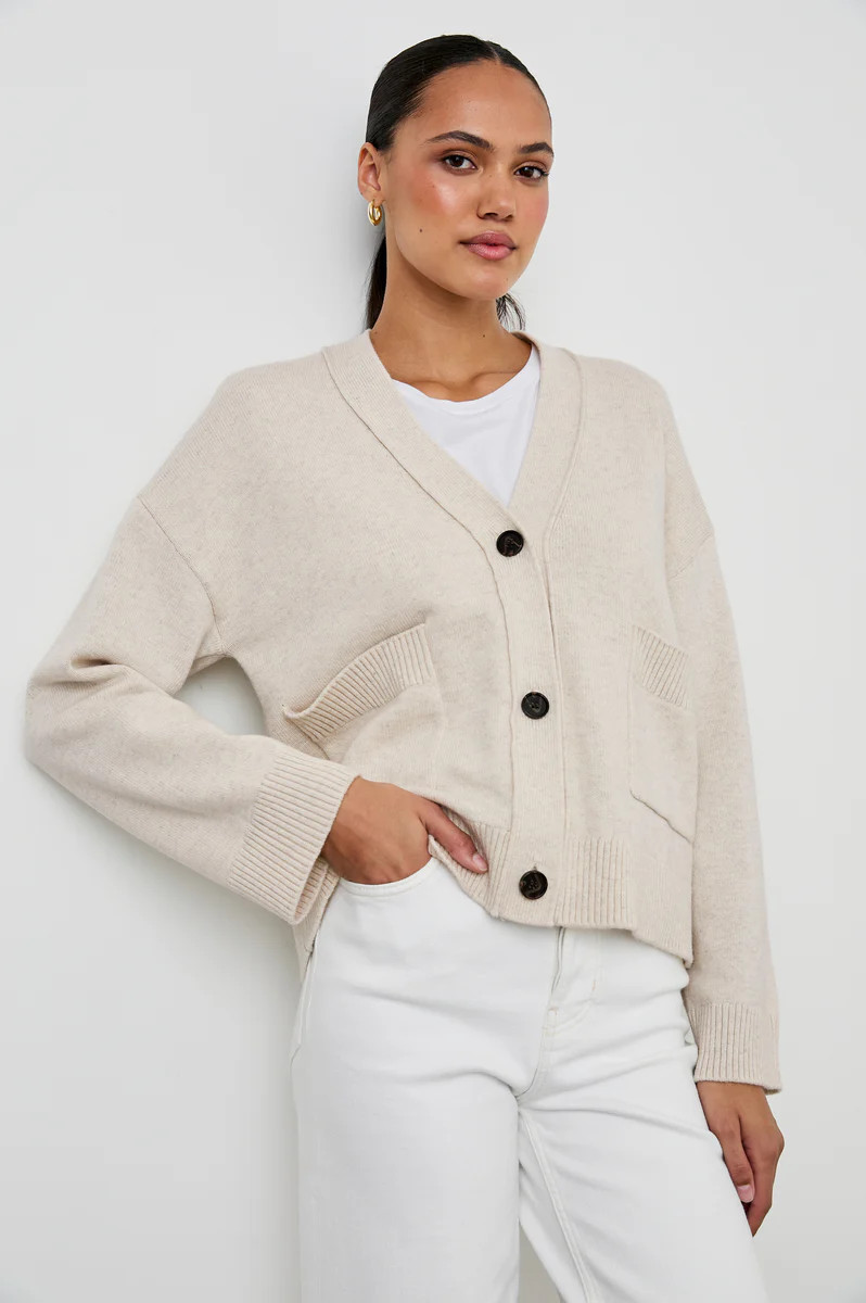 LINDI CARDIGAN - OATMEAL | Rails