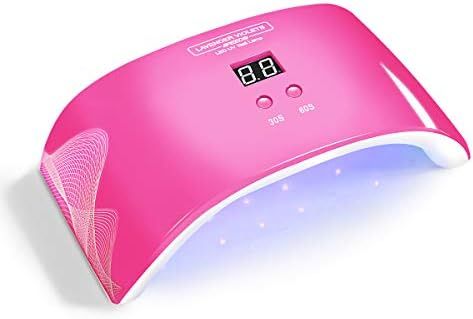 Lavender Violets Gel UV LED Nail Lamp Nail Light Pink 24W Nail Dryer with Timer n Auto-sensor for... | Amazon (US)