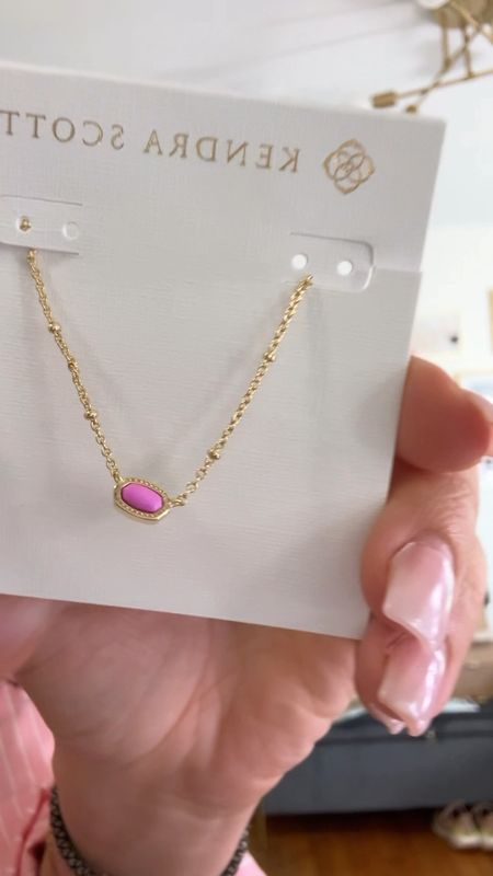 What a beautiful dainty necklace with a pop of color! Love this to add just enough detail to brighten up your outfit style! Currently on sale for 20% off! 

#LTKsalealert #LTKbeauty #LTKGiftGuide