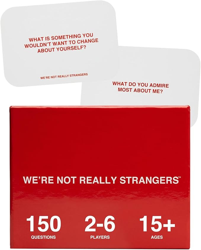 WE'RE NOT REALLY STRANGERS Card Game - 150 Conversation Cards for Adults, Teens, Couples, & Stran... | Amazon (US)
