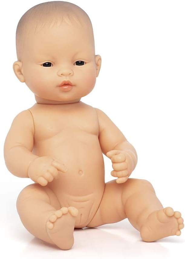 Miniland Educational - 12.63'' Anatomically Correct Newborn Baby Doll, Asian Girl | Amazon (US)