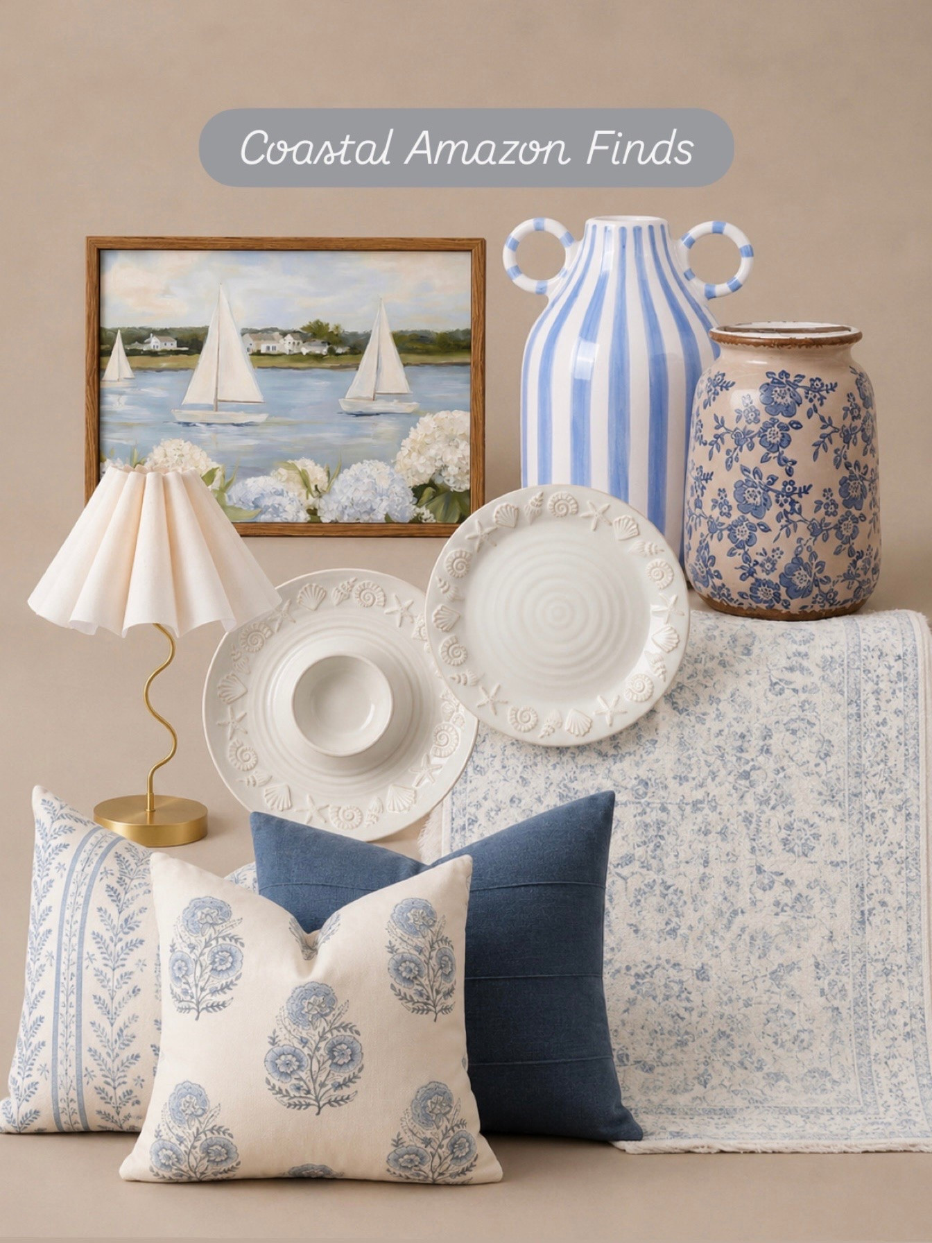 Amazon Coastal Finds

These coastal-inspired finds bring the perfect mix of classic charm and relaxed summer style with soft patterned textiles, pretty ceramics, and timeless accent pieces that make any space feel fresh and elevated.

Follow @farmtotablecreations on Instagram for more cozy home finds and trending decor.

Everything linked on my LTK.

#LTKHome #CoastalStyle #BlueAndWhiteDecor #HomeDecorFinds #CottageStyle #SummerDecor #TargetHome #WayfairFinds #LivingRoomInspo #NeutralDecor #ClassicHomeStyle #CoastalLiving #DecorInspo #LTKStyle #FarmhouseDecor

#LTKSaleAlert #LTKHome