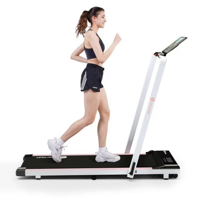 DeerRun 43.3'' x15.75'' Run Area 3.0HP Powerful and Quiet Under Desk Treadmill 300 lbs Capacity Foldable Walking Pad | Target