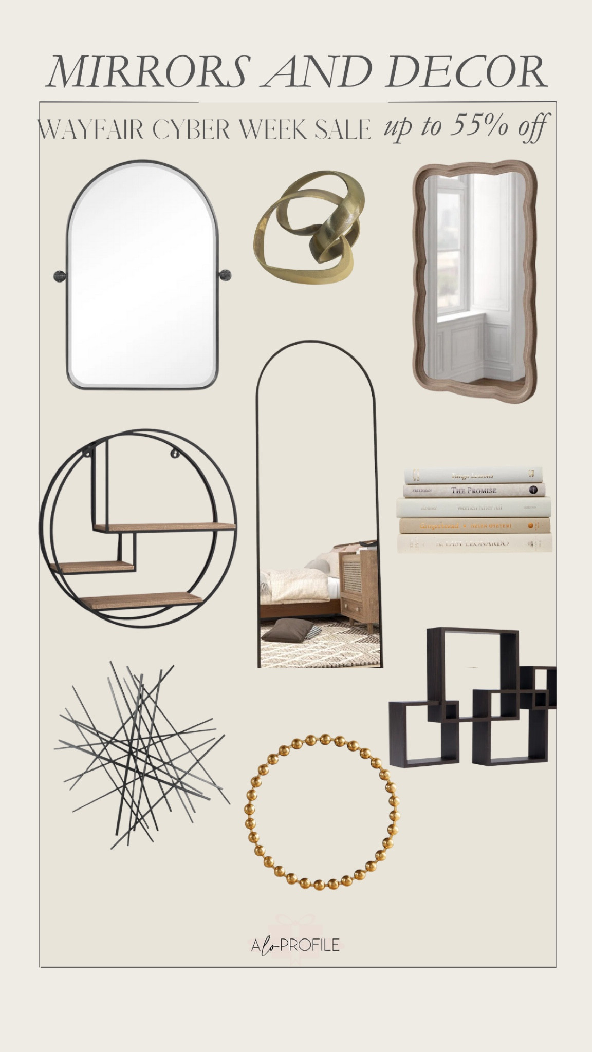Mirrors and home decor on sale for up to 55% off!! Wayfair’s Cyber deals are so good 👏👏

#LTKHome #LTKStyleTip #LTKSaleAlert