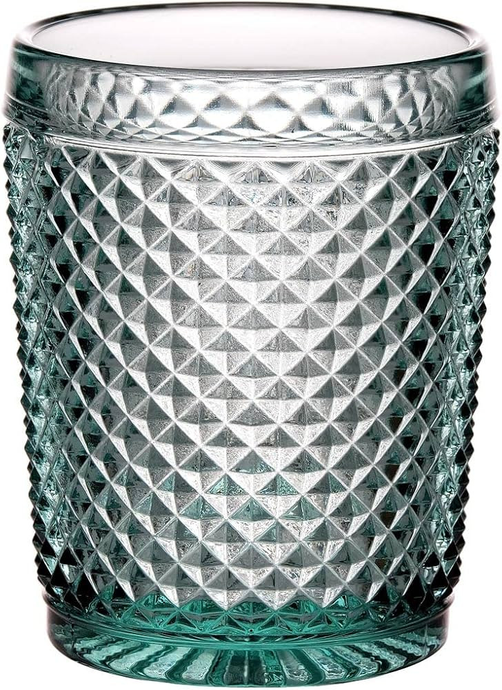 Vista Alegre Bicos Mint Green Tumber/Old Fashion Glass, Set of 4 | Amazon (US)