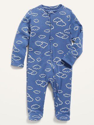 Unisex 2-Way-Zip Printed Sleep & Play Footed One-Piece for Baby | Old Navy (US)
