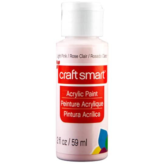 2 oz Acrylic Paint by Craft Smart® in Light Pink | 2 fl oz | Michaels® | Michaels Stores