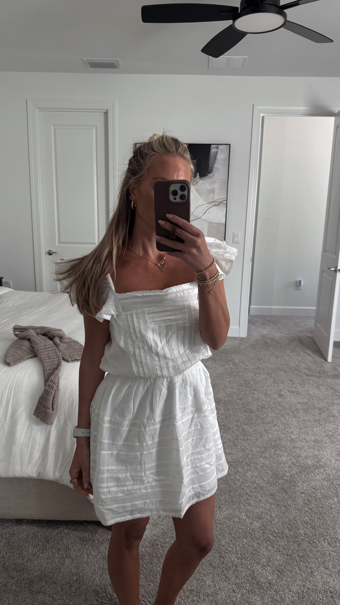 This @abercrombie  dress is such a cutie find and it’s on sale! Perfect for summer. I would suggest sizing down. And if you're wearing now when there's cooler nights I think pairing it with a crochet sweater is the way to go.


Abercrombie skort dress, Abercrombie white dress, Abercrombie puff sleeve dress, crochet sweater, crochet knit sweater, layering pieces, Abercrombie summer


#LTKootd #LTKSaleAlert