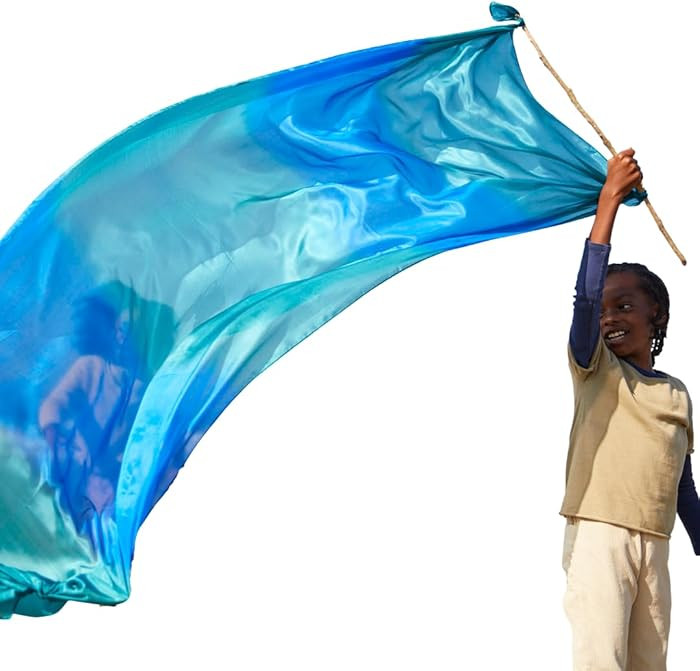 Sarah's Silks Giant Playsilk | 100% Silk Toy for Toddlers | Bright Colored Large Scarves for Fort... | Amazon (US)