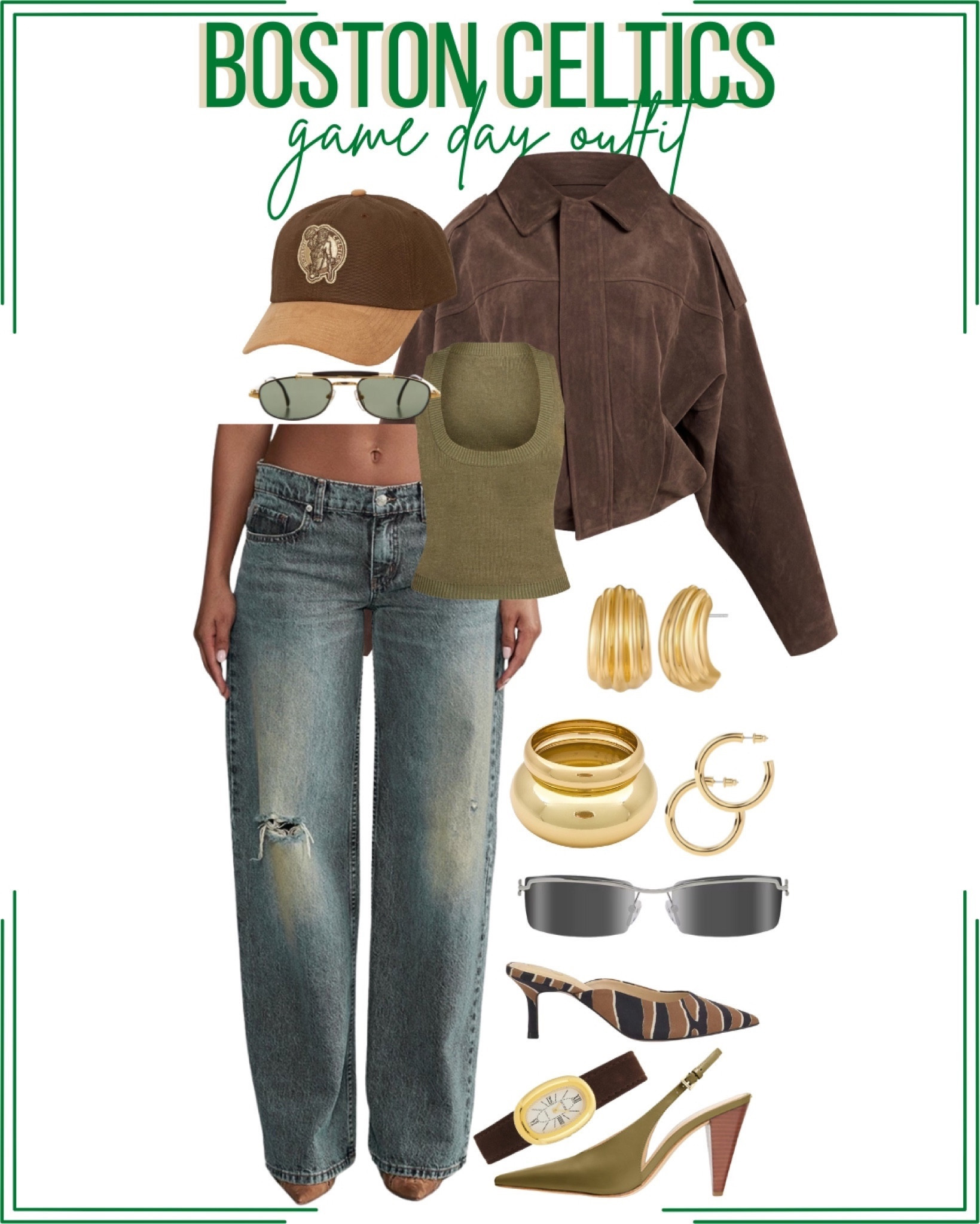 Boston Celtics game day outfit

#LTKstyletip #LTKSeasonal #LTKshoecrush