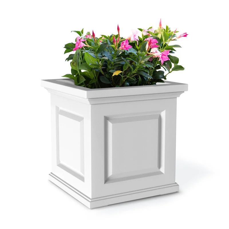 Nantucket Square Resin Planter Box with Water Reservoir | Wayfair North America