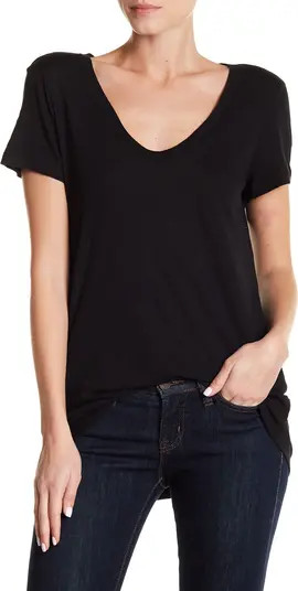 Scoop Neck Slub T-Shirt | Nordstrom Rack