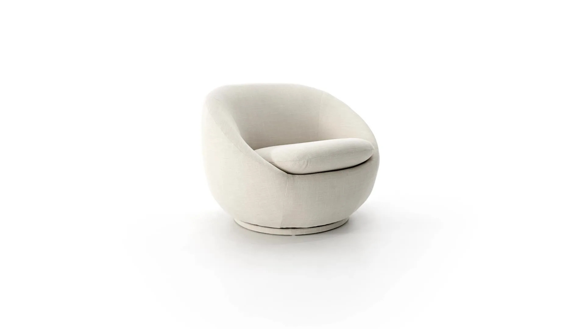 Better Homes & Gardens Mira Swivel Accent Chair, Cream Shearling | Walmart (US)