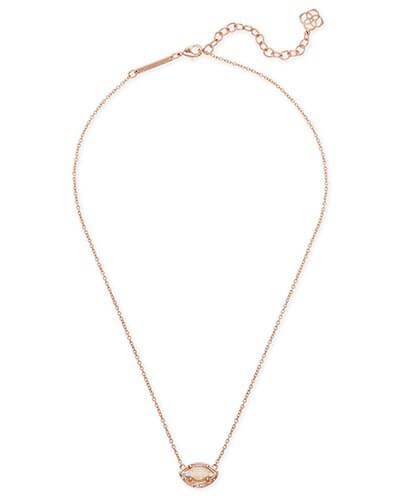 Mikka Pendant Necklace in Gold Dusted Glass | Kendra Scott