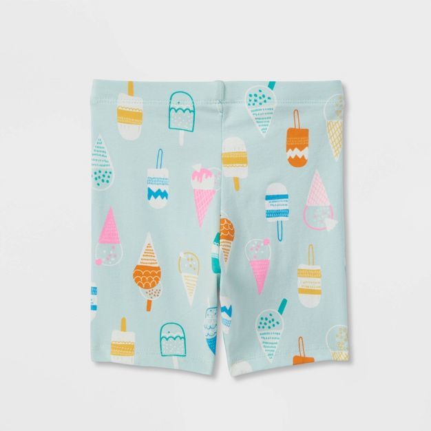 Toddler Girls' Ice Cream Bike Shorts - Cat & Jack™ Mint | Target