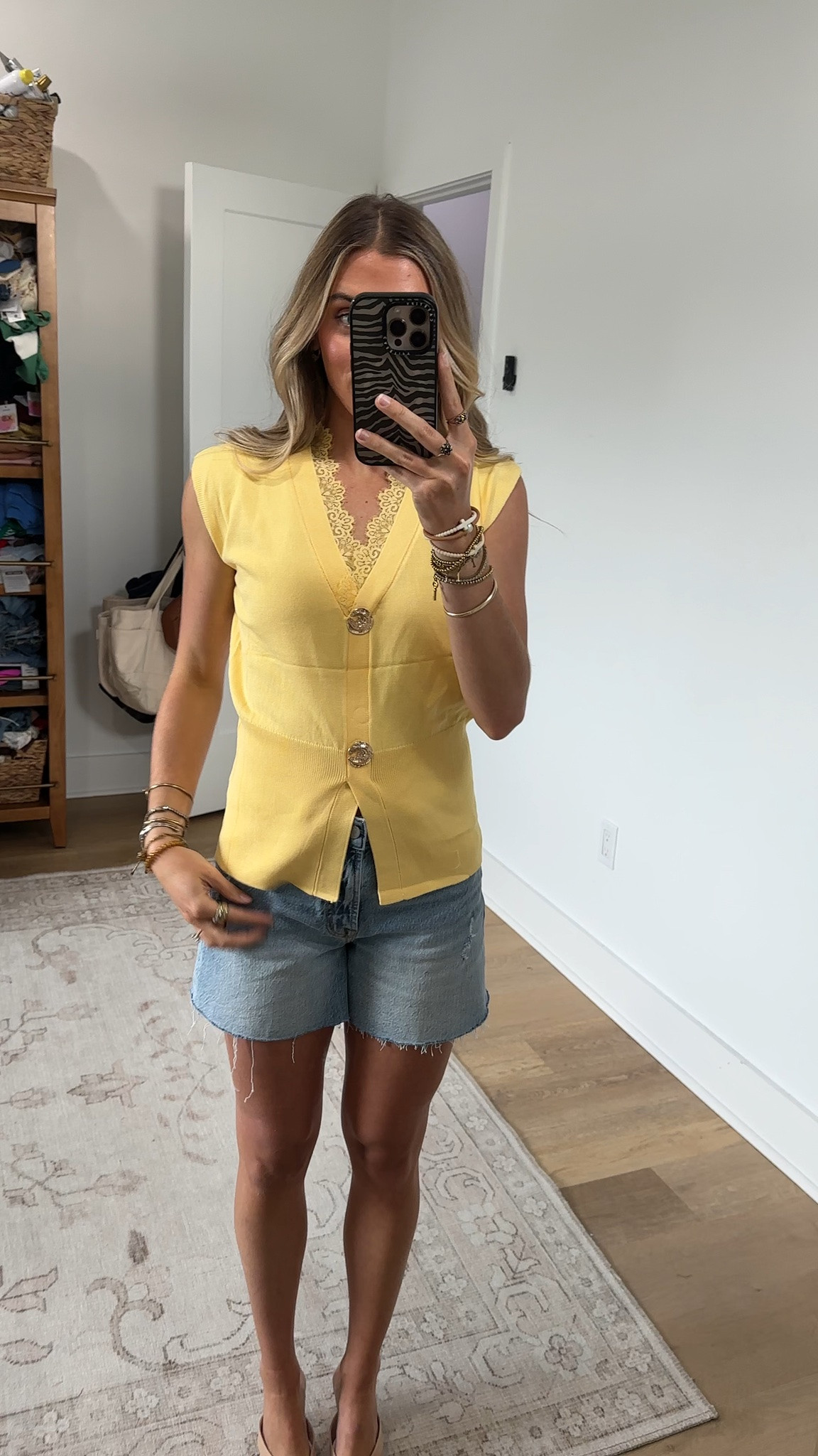 Amazon size small Ailoqing Sweater Vest Tops for Women Casual Elegant Lace Trim V Neck Sleeveless Decorative Button Knit Top

#LTKootd #LTKWorkwear #LTKSaleAlert