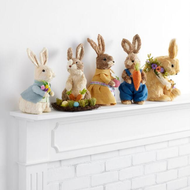 Natural Fiber Bunny Decor Collection | World Market