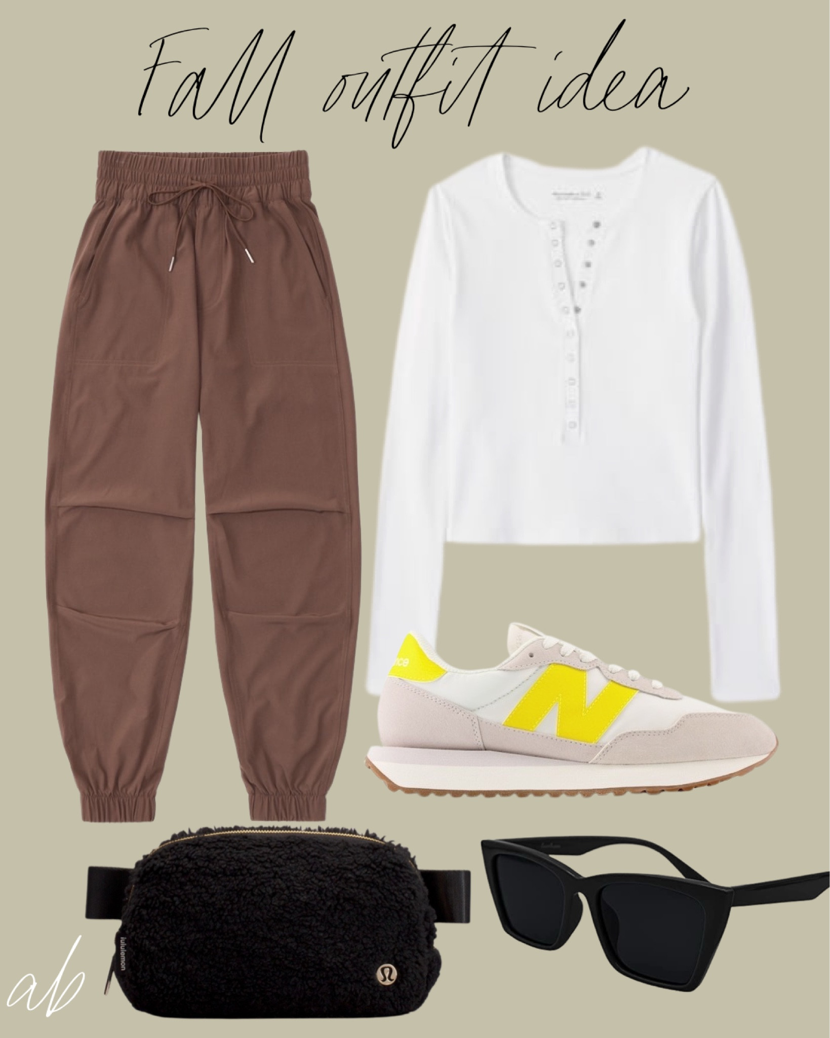 Fall outfit idea with joggers size xxs use code ltkcon

#LTKunder100 #LTKsalealert #LTKunder50