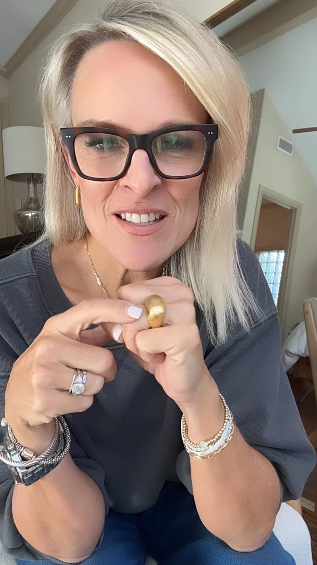 One of my favorite jewelry designers is having a 30% offsite wide for Black Friday.
Use code BF30 

A question I could ask most often is where is my dome ring from? 
Marcia Moran. Gorgeous jewelry 

Great gift item to tell your husband you might love to have! 

#LTKGiftGuide #LTKCyberWeek #LTKSaleAlert