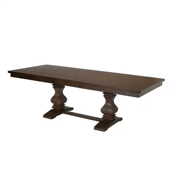 Best Quality Furniture Rectangular Walnut Extension Dining Table | Bed Bath & Beyond