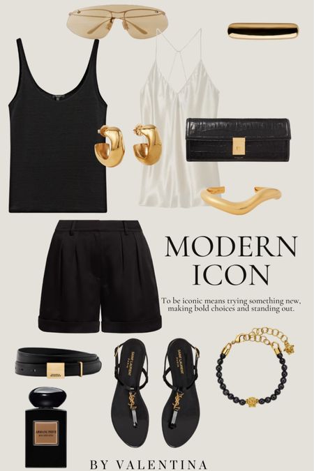 Modern Icon - trying something new, making bold choices and standing out! 

Spring Summer Outfit, Summer Outfit Inspiration, Vacation Outfit, Casual Style, Blank Tank, Shorts, Wardrobe Staples, Outfit Idea, Gold Jewelry, YSL Sandals 

#LTKStyleTip #LTKSeasonal #LTKTravel