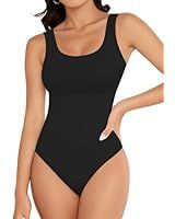 Almere Essential Adjustable Sleeveless Contour Cami Bodysuit | Amazon (US)