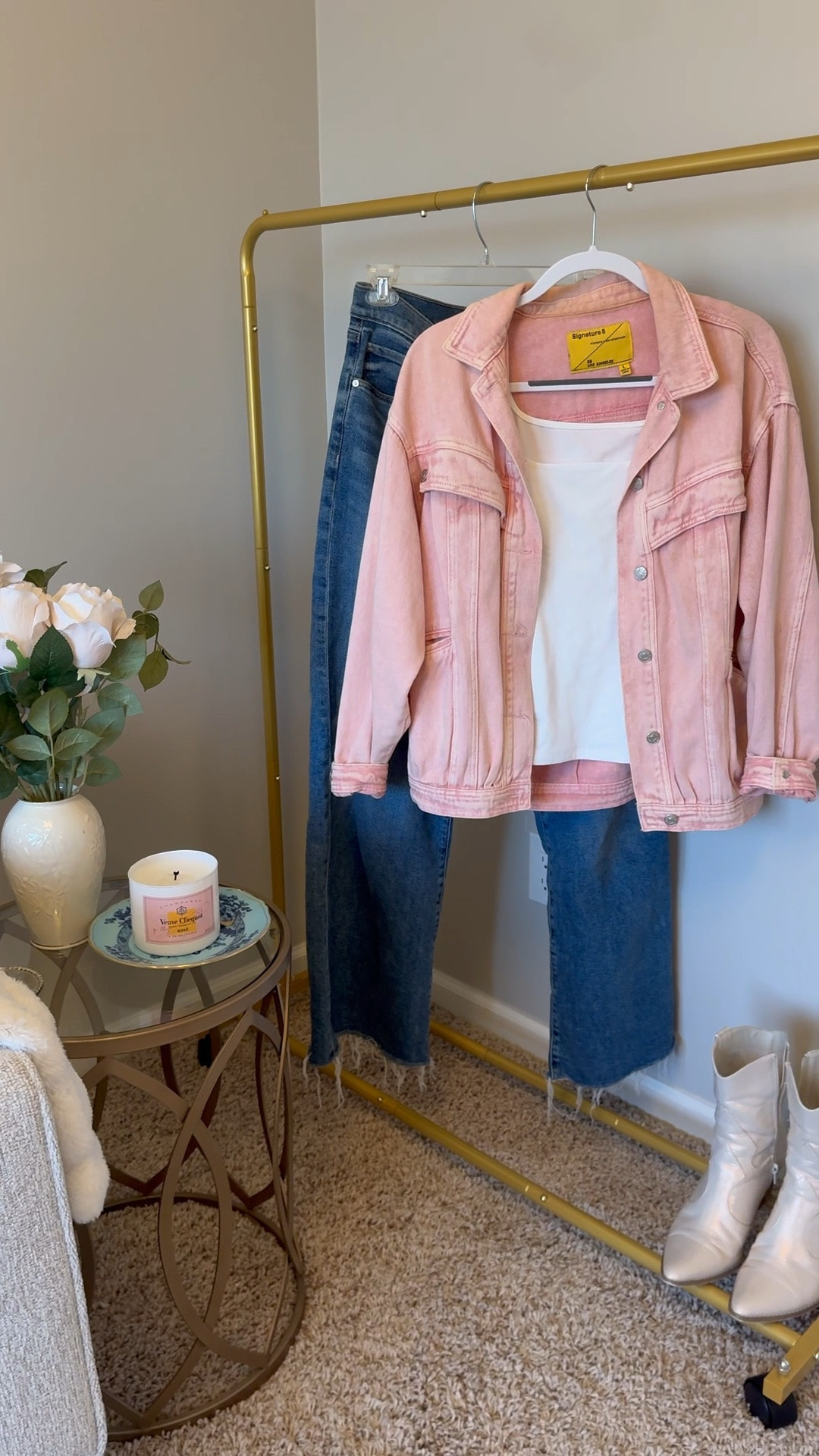 New gold clothing rack from Amazon under $25!😍✨ I can’t wait to use this rack to prep my outfits each day!!

#LTKootd #LTKHome #LTKdayinmylife