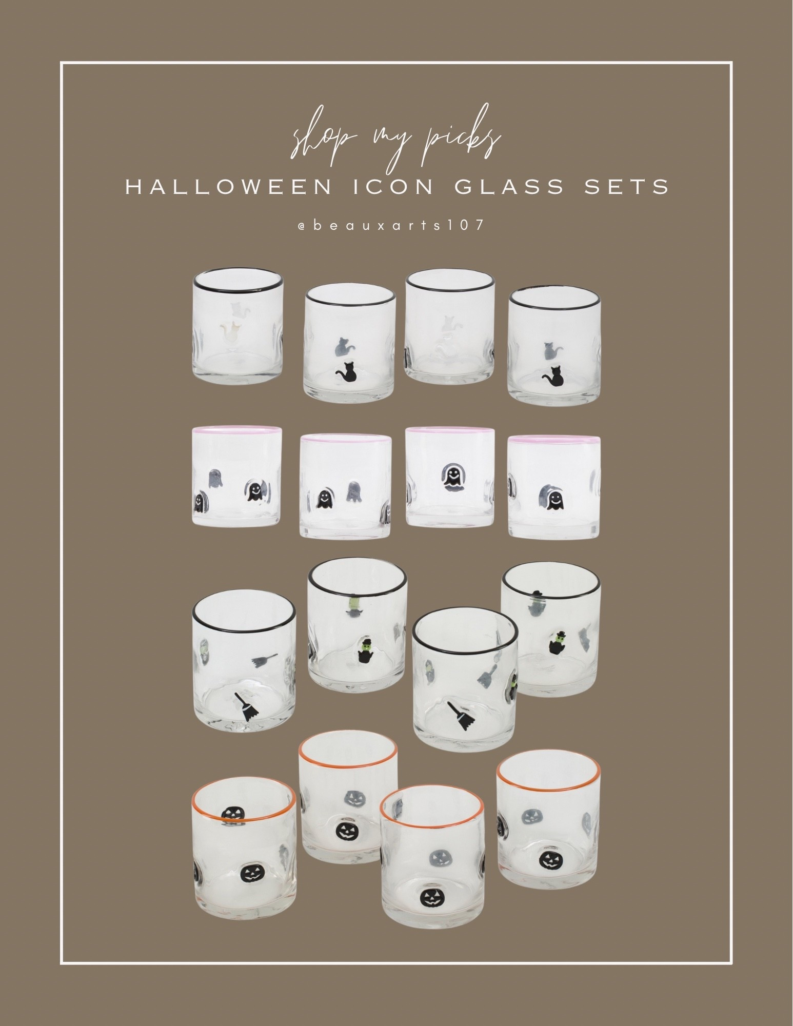 Save on these adorable icon Halloween glass sets! 

#LTKSaleAlert #LTKFindsUnder50 #LTKHome