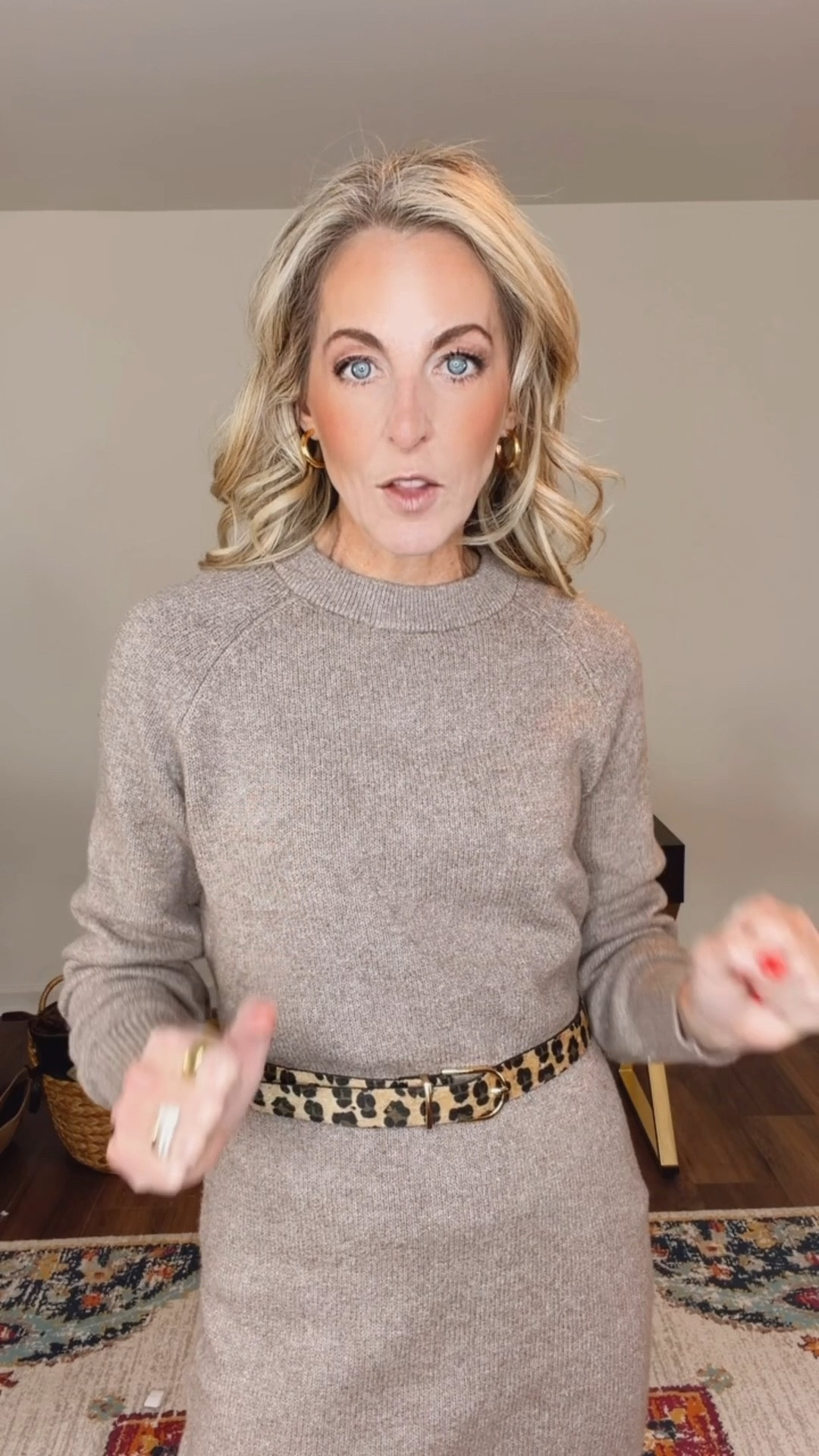 Old Navy so soft mini sweater dress 40% off today! This cute casual dress comes in three colors plus length options too (regular tall and petite).  I am wearing a regular XS paired with my fave Walmart belt and boots  

#LTKmorningroutine #LTKgrwm #LTKmomlife