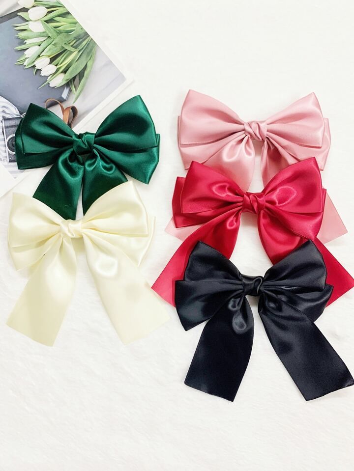 5pcs Butterfly Bow Decorated Hair Clip For Women, Suitable For Christmas Gift, Autumn Casual Outf... | SHEIN