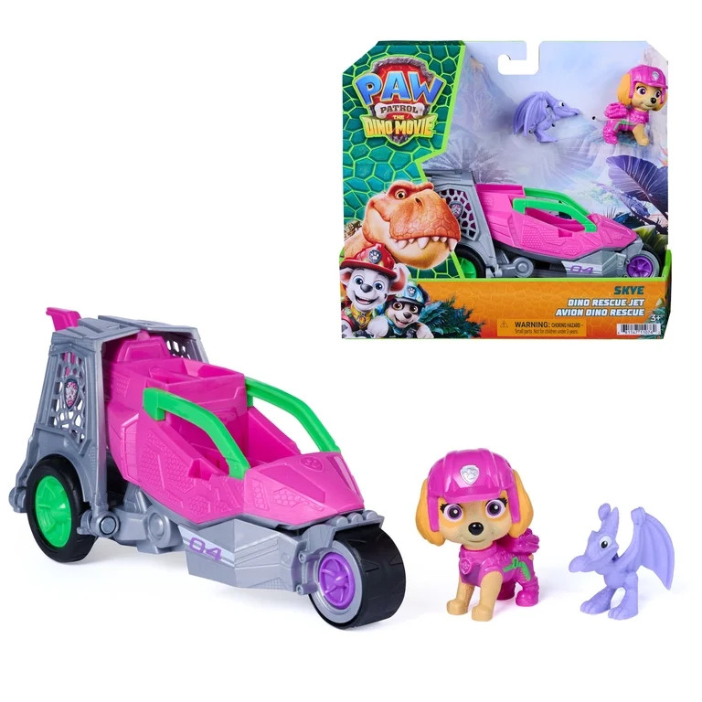 PAW Patrol: The Dino Movie Skye Dino Rescue Jet, Ages 3+ | Walmart (US)
