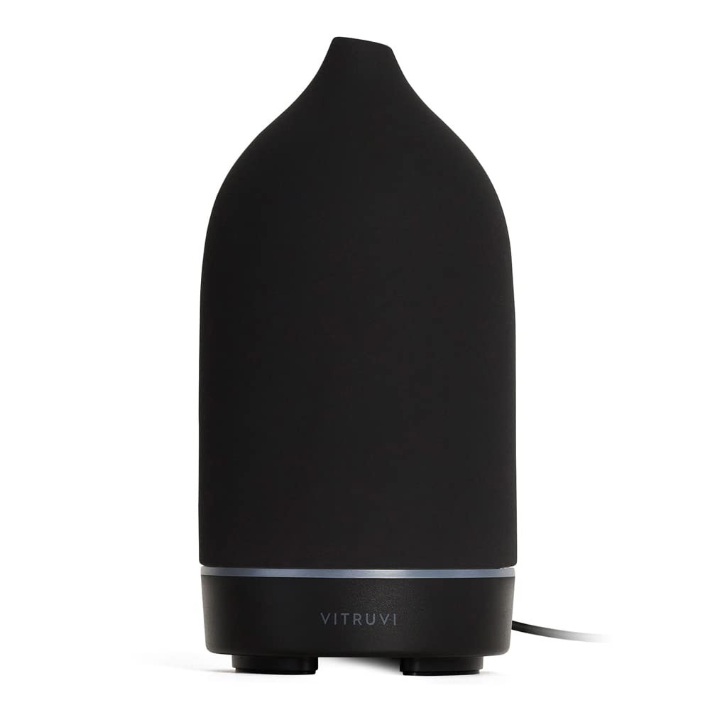 Vitruvi Stone Diffuser, Ceramic Ultrasonic Essential Oil Diffuser for Aromatherapy | Ceramic Diff... | Amazon (US)