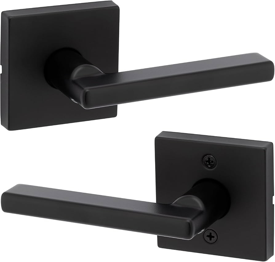 Kwikset Halifax Interior Passage Door Handle, Lever For Closet and Hallway Doors, Reversible Non-... | Amazon (US)