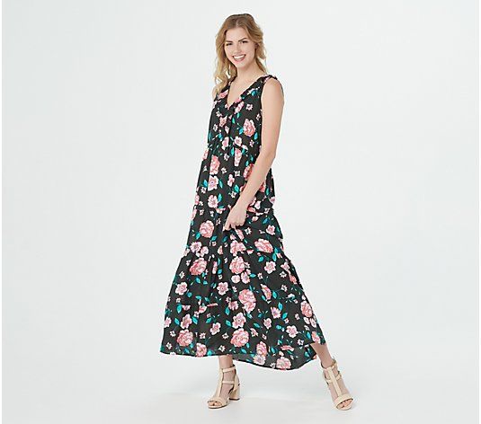 Tolani Collection Regular Sleeveless Maxi Dress | QVC