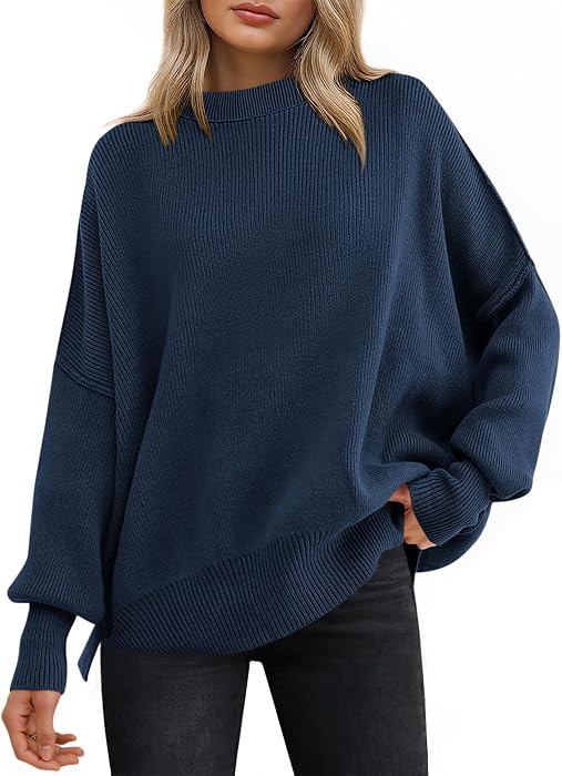 ANRABESS Women's Oversized Knit Sweaters 2026 Fall Outfits | Amazon (US)