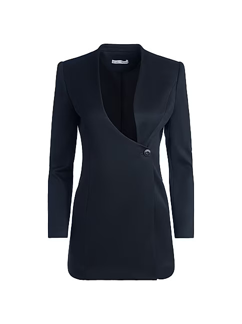 Lucien Curvy V-Neck Jacket | Saks Fifth Avenue