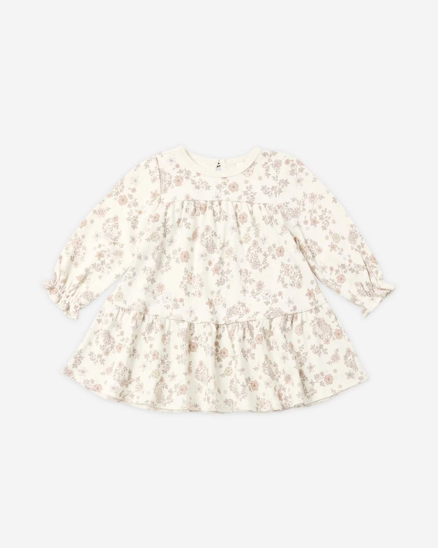 Tiered Jersey Dress Floral Vine | Rylee + Cru