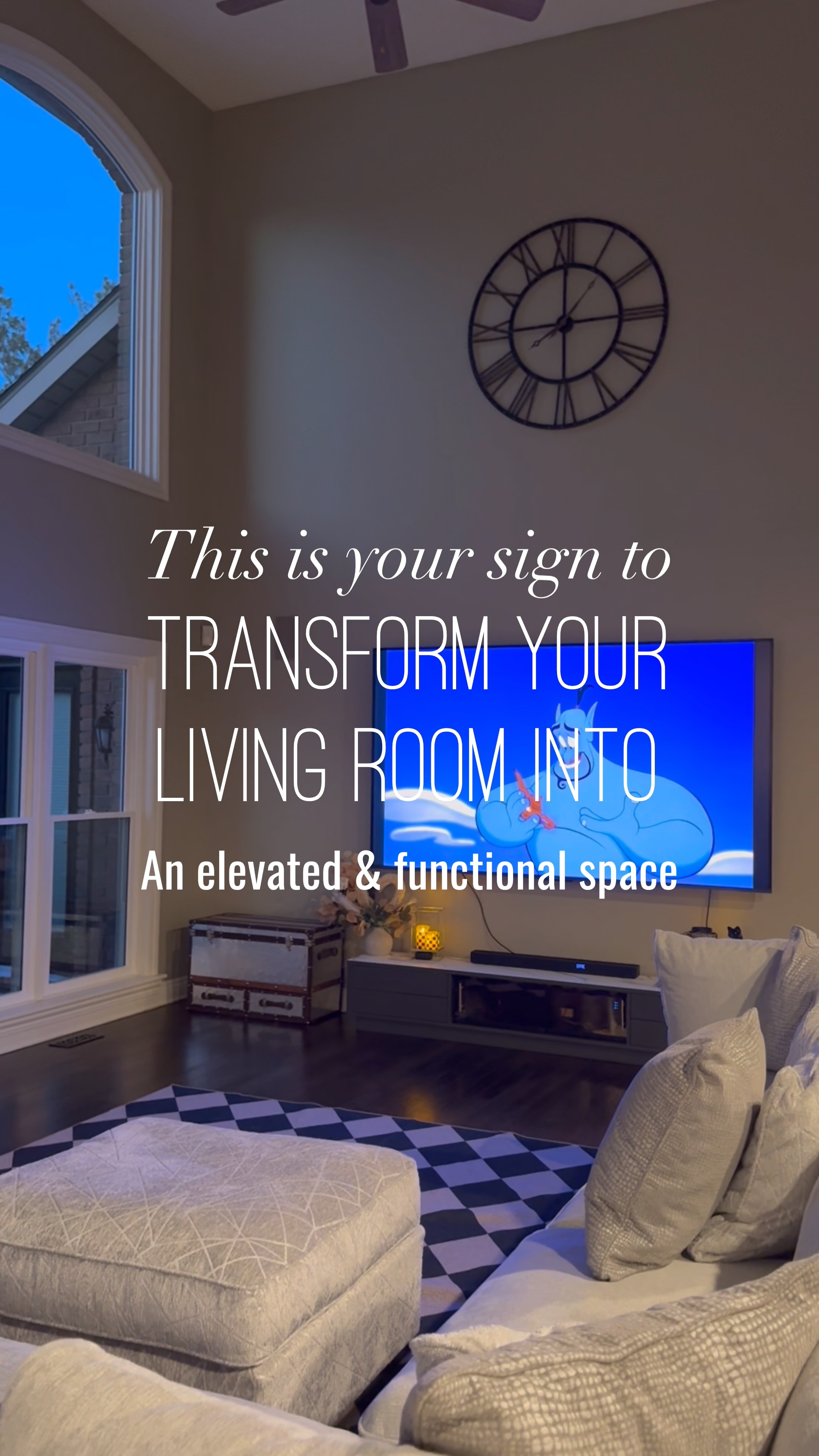 Use code SARAH12 for 12% off @alivinghomeofficial 💕 It’s time to refresh and elevate your living space with a modern tv stand that will last and complement your family’s daily lifestyle (aka toddler chaos 😂). Your family deserves to have an elevated AND functional living space for everyone to enjoy. After all, it is called a “living room.” So we decided to actually start living in ours #alivinghome #livingroom #homedecor #roommakeover 

Home decor. Living room decor. Modern home. Home styling. 2025 home decor trends. Tv stand. Smart tv. Sound bar. 

#LTKHome