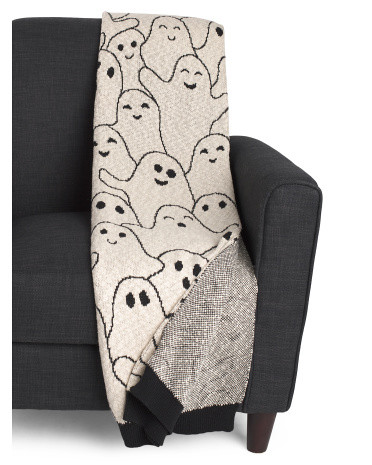 Oversized Sketched Ghost Throw | Global Home | Marshalls | Marshalls