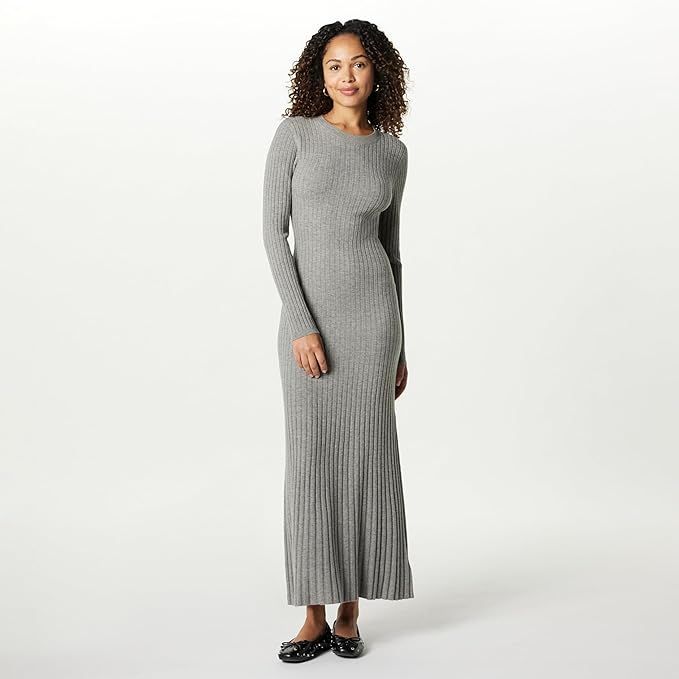 The Drop Women's Ashlyn Ribbed Sweater Maxi Dress | Amazon (US)