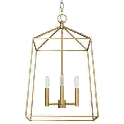 Hunter Fair Oaks Luxe Gold 4 Light Pendant Ceiling Light Fixture | Lowe's