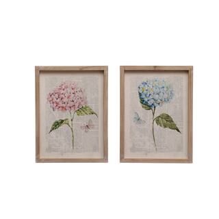 Assorted Framed Hydrangea & Butterfly Wall Décor by Ashland®, 1pc. | Michaels | Michaels Stores
