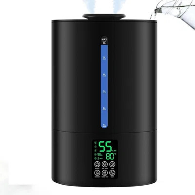 6L Humidifiers For Bedroom Large Room Home,Cool And Warm Humidifier For Baby And Plants Hot Mist Top Fill Desk Humidifiers Oil Diffuser,Quiet,Adjustab | Wayfair North America