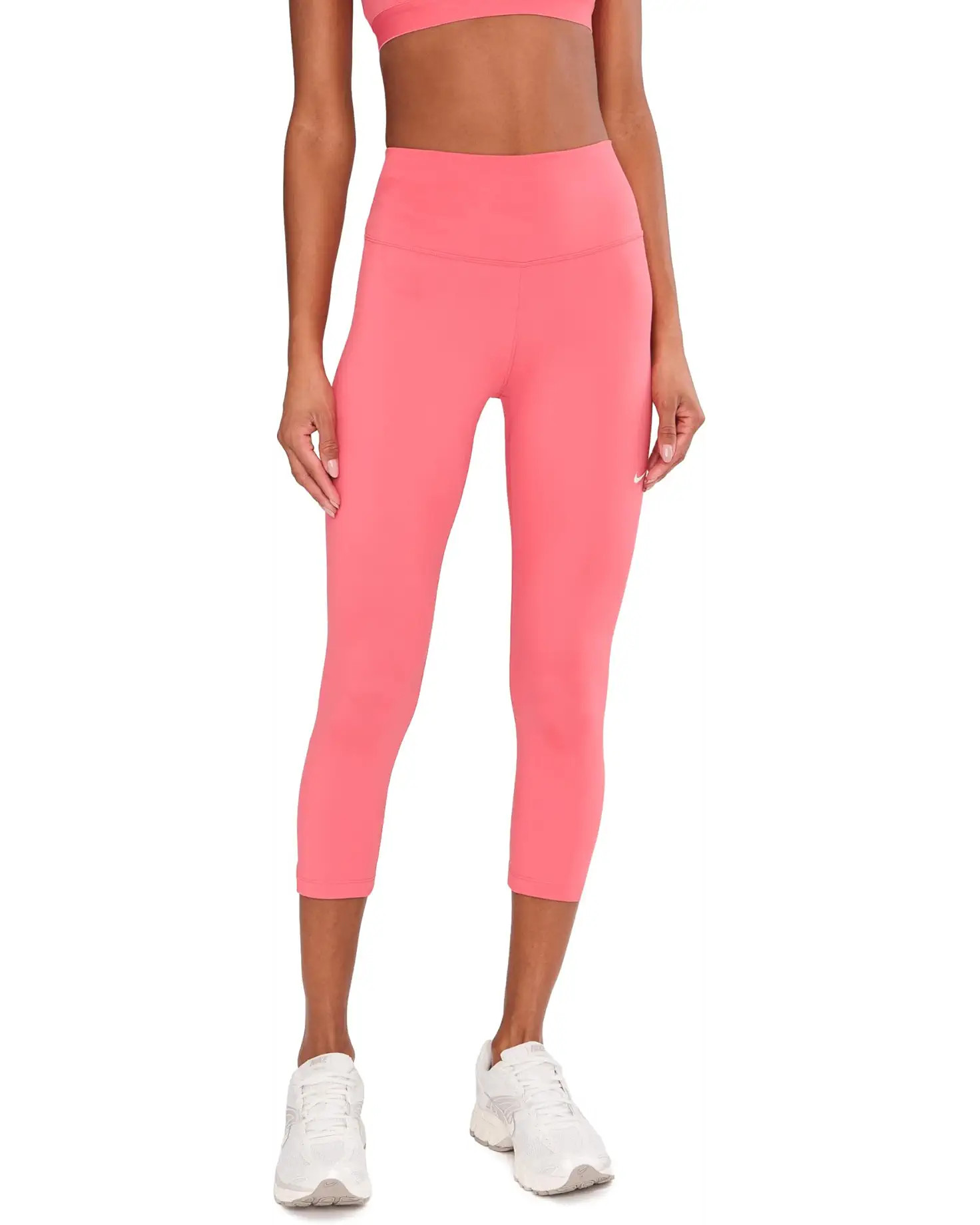 Women's Nike One High-Waisted Crop Leggings | Zappos.com