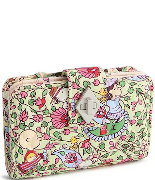 Vera Bradley x Peanuts Country Club Paisley Small Turnlock Bifold Wallet | Dillard's | Dillard's