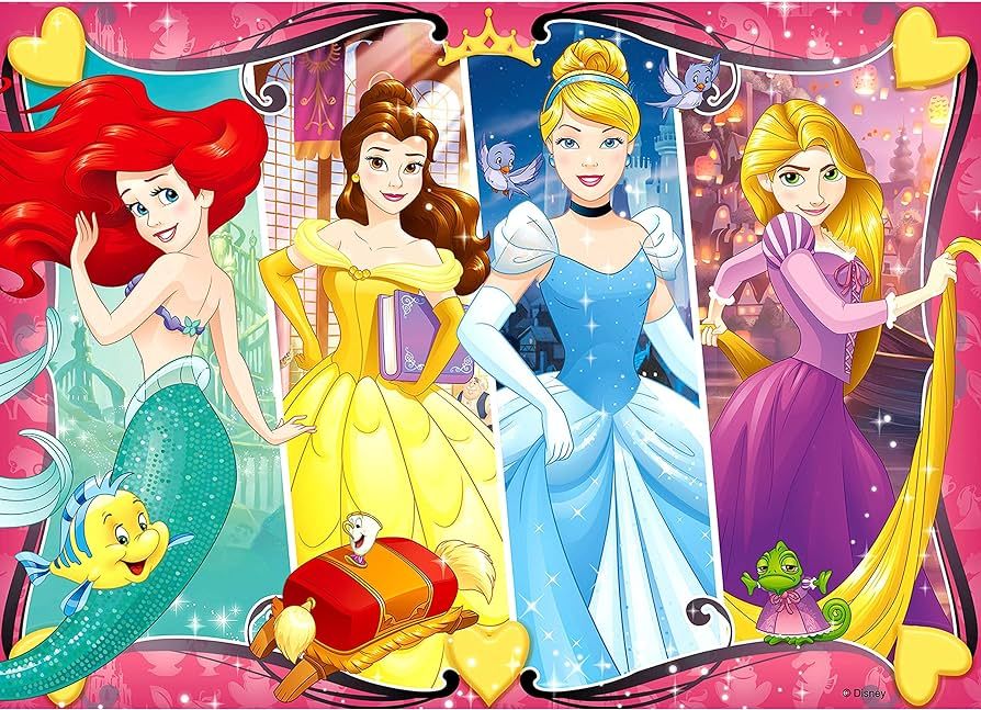 Ravensburger - Disney Princess Heartsong 60 Piece Glitter Jigsaw Puzzle for Kids – Every Piece ... | Amazon (US)