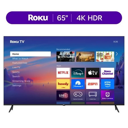 Roku Smart TV 2025 – 65-Inch Select Series, 4K HDR TV – Roku TV with Enhanced Voice Remote | Walmart (US)