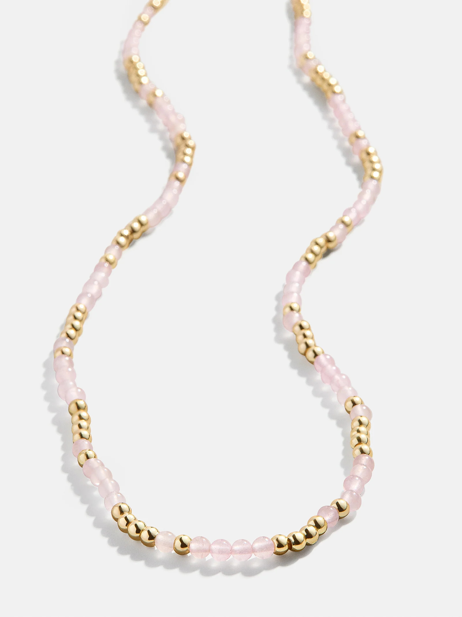 Sadie Necklace - Rose Quartz | BaubleBar (US)