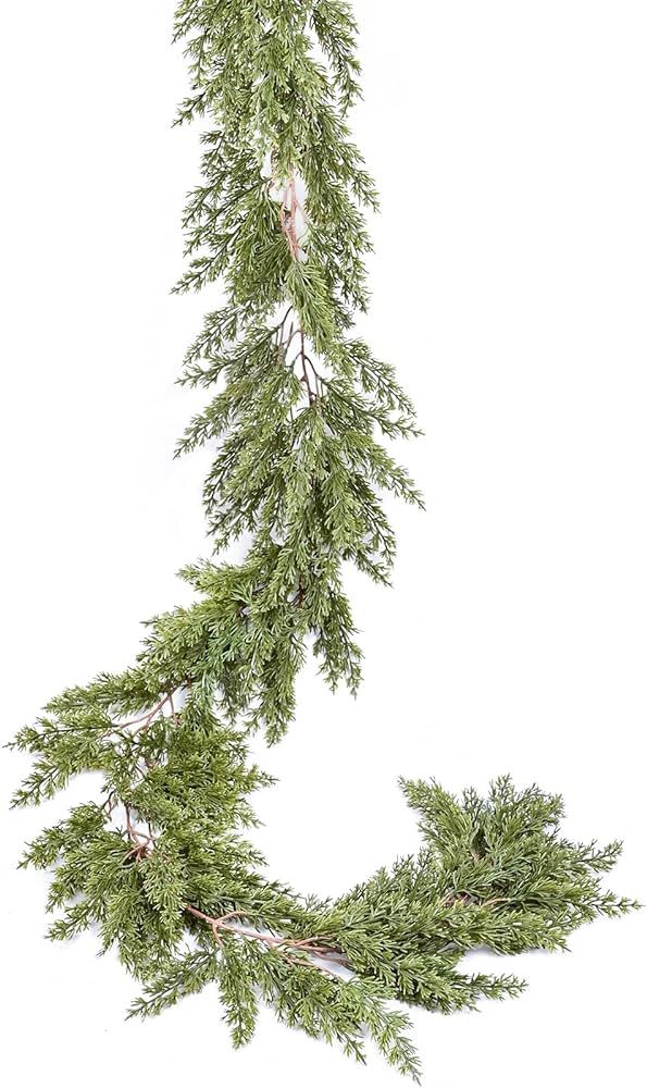 DearHouse 6Ft Pine Christmas Garland, Winter Artificial Greenery Garland for Holiday Season Mante... | Amazon (US)