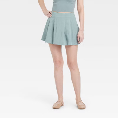 Women's High-Rise Pleated Skort - A New Day™ | Target